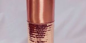 Copper Middle Hammered Bottle