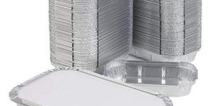 Silver Aluminum Foil Container