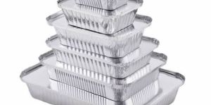Silver Foil Food Container