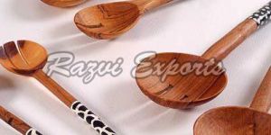 Wood and Resin Spoons