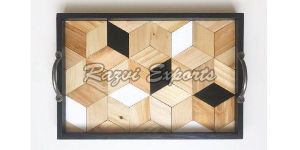 Wood and Resin Tray