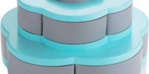 2 Layer Candy Storage Flower Shape Foldable Rotating Box