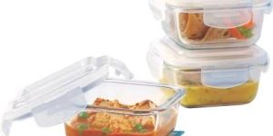 3 Pieces Transparent Lunch Bag Box Set