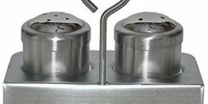 Stainless Steel Salt and Pepper Shakers Set