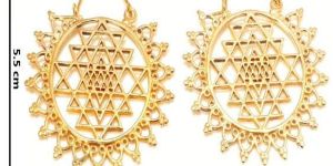 Hp264 Brass Hoop Earrings