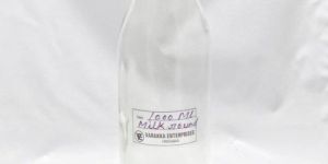 1000ml Round Glass Milk Bottle