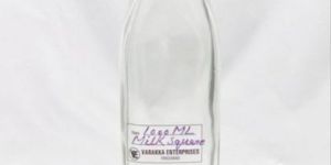 1000ml Square Glass Milk Bottle