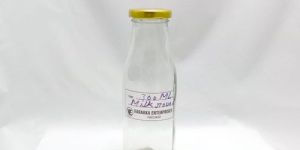 300ml Round Glass Milk Bottle