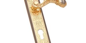 Antique Brass Mortise Handle Lock