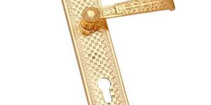Decorative Brass Mortise Handle Lock
