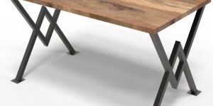 Rectangular Center Table Wooden Top