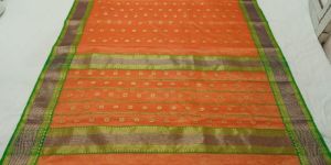 Chanderi Silk Nakshi Border Saree