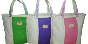 inside Two Zip Pocket 12 Oz Natural Canvas Bag