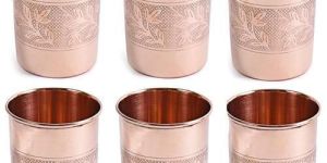 Copper Glass Set