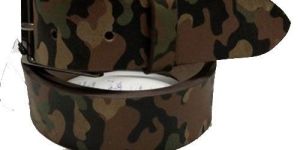 Mens Camouflage Leather Belt