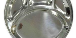 Stainless Steel Compartment Plate