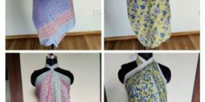 Coral Printed Cotton Sarong