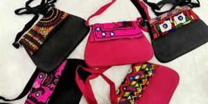 Embroidered Sling Bags