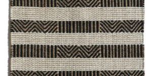 Handwoven Cotton Jute and Polyester Rug