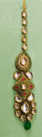 126 Meenakari Maang Tika