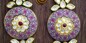 ER-493 Kundan Earrings