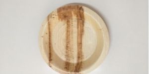 8 Inch Round Areca Leaf Plate