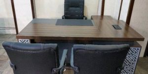 Wooden Office Table Chair