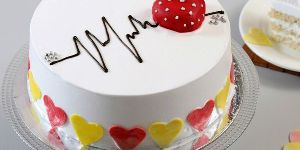 Heart Beat Chocolate Cream Cake