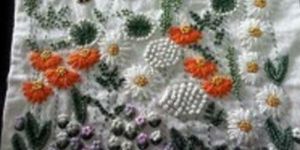 Embroidered Cushion Cover