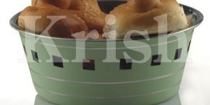 Colored Regular Bread with Square Cutting