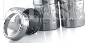 Dimple Top See Through T/S/C Canister