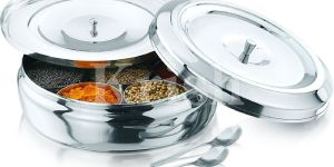 See through Lid Masala dabba- Belly