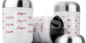 White Coloured Capsule Canister T/S/C