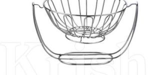 Wire Fruit Basket with Stand