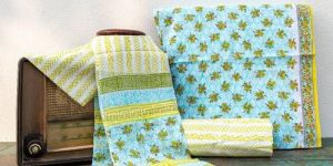 Ladies Hand Block Printed Cotton Suit