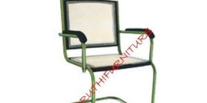 S Type Cane Netted Chair