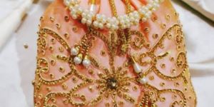 Traditional Silk Golden Embroidery Potli Bags
