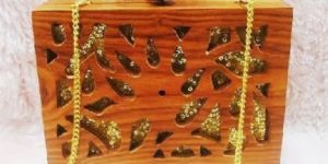 Wooden Box Clutch