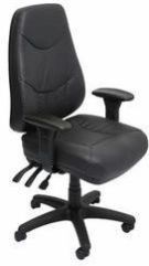 Black Adjustable Rotatable Chair