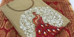 JMV DESIGNER STUDIO PRESENT BY CHANDERI EMBROIDERY WORK & KHATLI WORK
