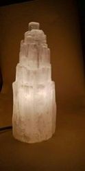 Handmade Selenite Lamp