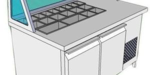 Silver Stainless Steel Cold Bain Marie