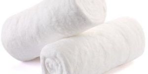 White Plain Cotton Roll