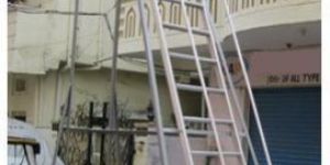 Aluminium Mobile Statue Ladder