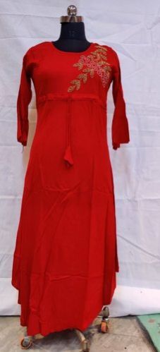 Party Wear Handwork Gown