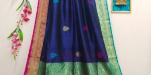 HANDLOOM KATAN SILK COTTON BANARASI SAREE