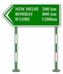 Highway Sign Board
