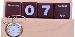 Wooden Table Calendar