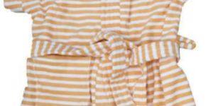 Striped Baby Bathrobe