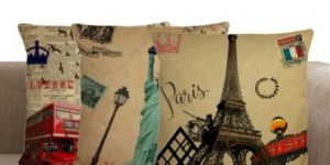 Printed Travel Cushion Covers